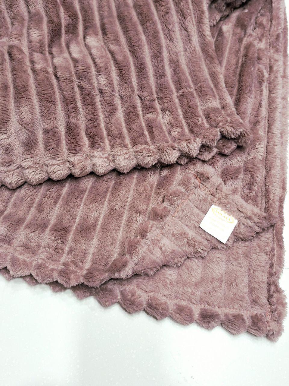 Плед флісовий Шарпей 150x200 см Пудрово-рожевий (1123) - фото 5 Плед флісовий Шарпей 150x200 см Пудрово-рожевий (1123) - фото 5