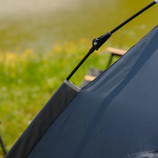 Палатка туристическая двухместная с автоматическим каркасом для походов и кемпинга 200х200х140 см Серый (147-107-LU-019G) - фото 6 Палатка туристическая двухместная с автоматическим каркасом для походов и кемпинга 200х200х140 см Серый (147-107-LU-019G) - фото 6