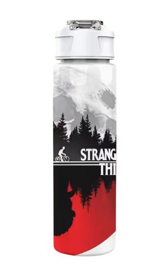 Детская бутылка для воды с трубочкой Stranger Things 750 мл (35110128)