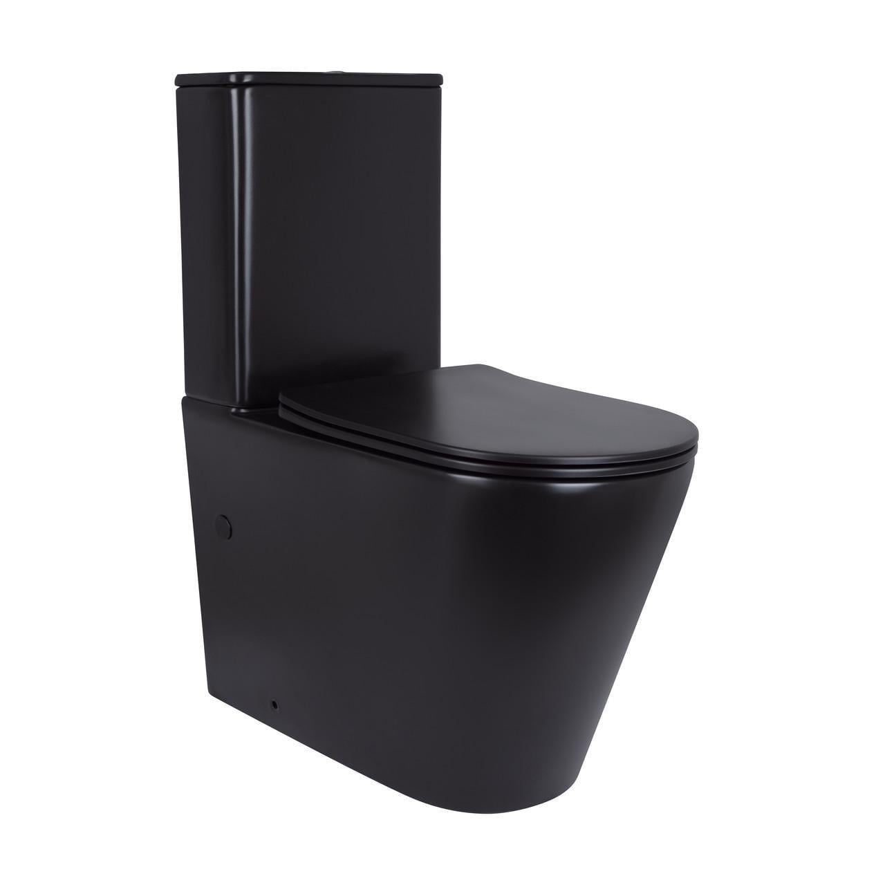 Унитаз напольный Qtap Scorpio Ultra Quiet безобедочный с сиденьем Soft-close Matt Black (QT14226088AMB) Унитаз напольный Qtap Scorpio Ultra Quiet безобедочный с сиденьем Soft-close Matt Black (QT14226088AMB)