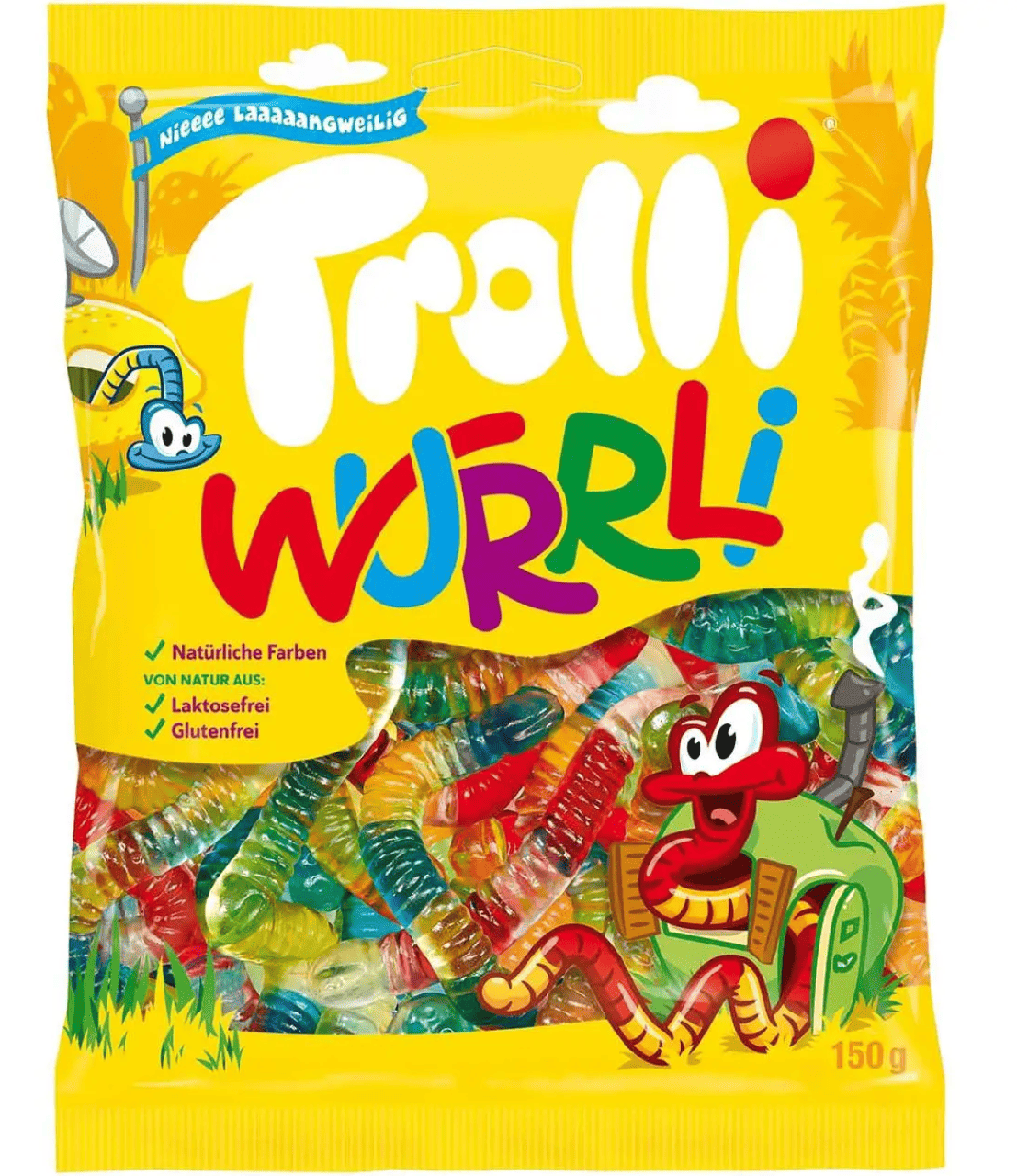 Конфеты желейные Trolli Wurrli 150 г (3159378308)