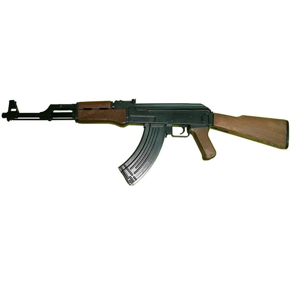 Детский автомат Cyma ZM93 АК-47 металлический стреляет пластиковыми шариками BB 6 мм 83 см (35418792)