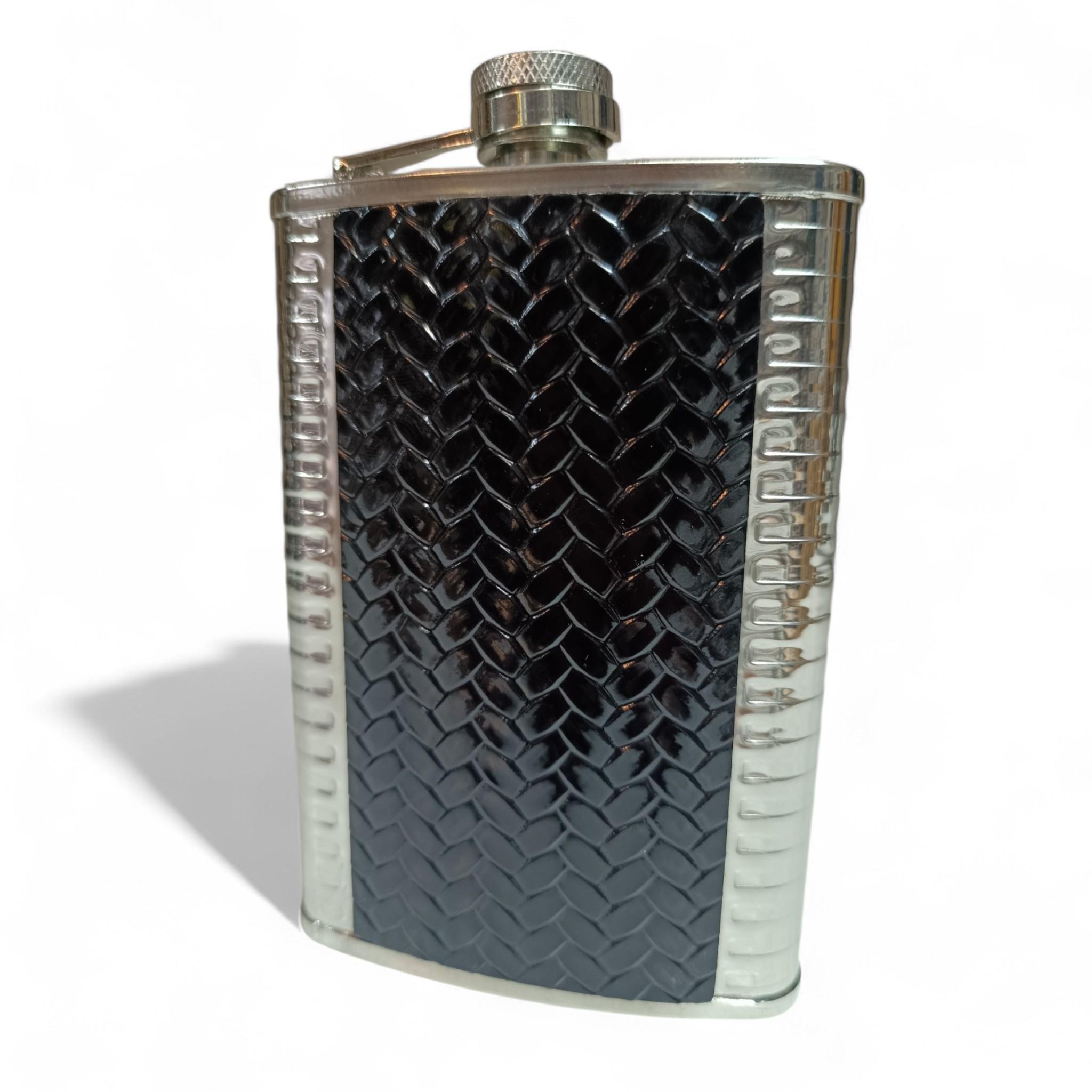 Фляга Hip Flask Snake GDA-9/7 9Oz 266 мл из нержавеющей стали Black (F_GDA-9/7)