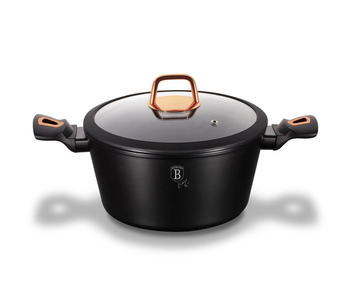 Кастрюля Berlinger Haus Black Rose Gold Collection 4,1 л 24 см (BH-1642N)
