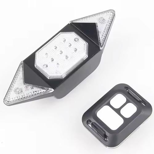 Велофонарь LY-6700 Waterproof micro USB Li-Ion с указанием поворотов Red/Yellow/Blue (22522806)