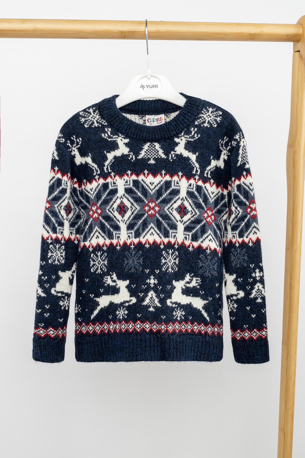 Джемпер для мальчика ЦБ-00233886 110 см Темно-синий (28576077)