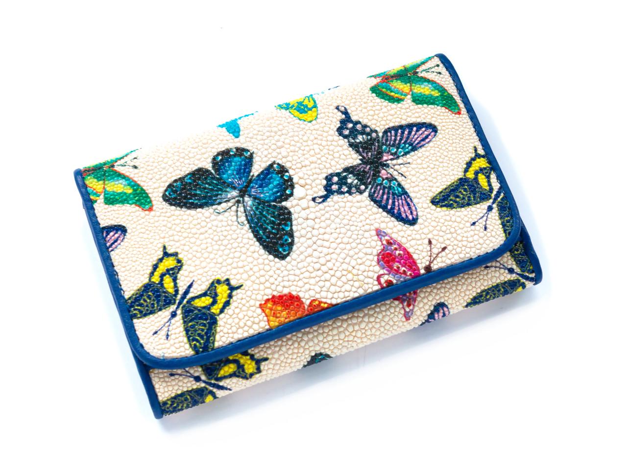 Кошелек Ekzotic Leather из кожи ската Разноцветный (stw 18_5)