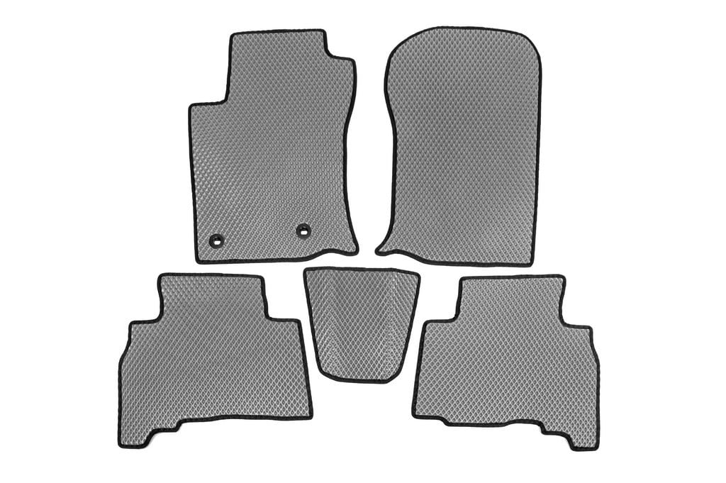 Автоковрики Digital Designs для Toyota Land Cruiser Prado 150 KDJ15/GRJ15 2009- г. 5 шт. Серый (1654997145)