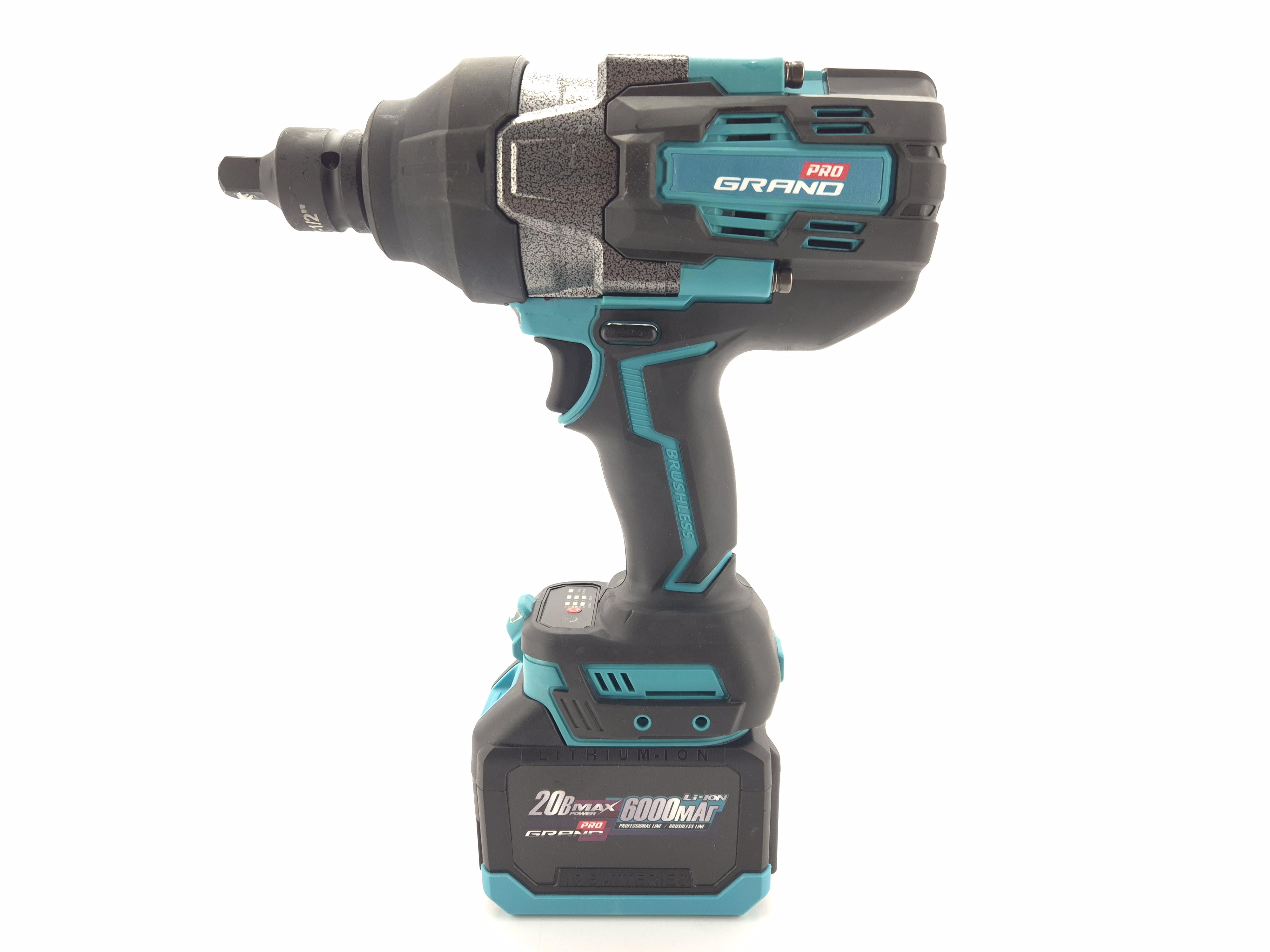 Гайковерт акумуляторний ударний Grand АГ-2000 UBL - фото 6 Гайковерт акумуляторний ударний Grand АГ-2000 UBL - фото 6