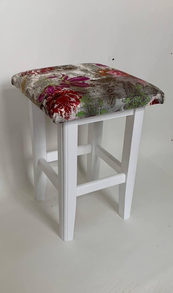 Табуретка кухонна дерев’яна Скіф ТК-14 Білий/Принт - фото 4 Табуретка кухонна дерев’яна Скіф ТК-14 Білий/Принт - фото 4