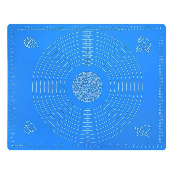 Килимок силіконовий для випічки або оброблення тесту з розміткою 50х40 см (35640) Килимок силіконовий для випічки або оброблення тесту з розміткою 50х40 см (35640)