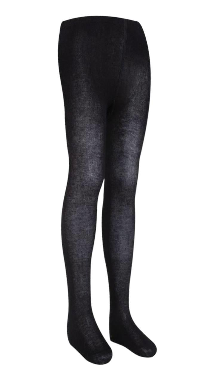 Колготы демисезонные BROSS однотонные хлопок рост 122-128 см 7-9 лет Черный (9427)