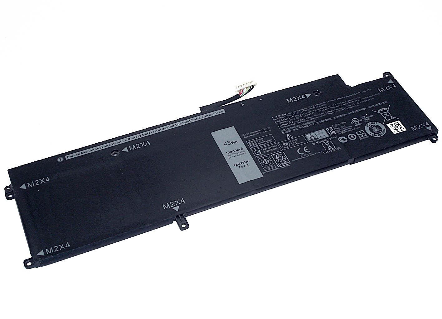 Аккумулятор для ноутбука Dell P63NY Latitude 13 7370 7,6 V 5831 mAh Аккумулятор для ноутбука Dell P63NY Latitude 13 7370 7,6 V 5831 mAh