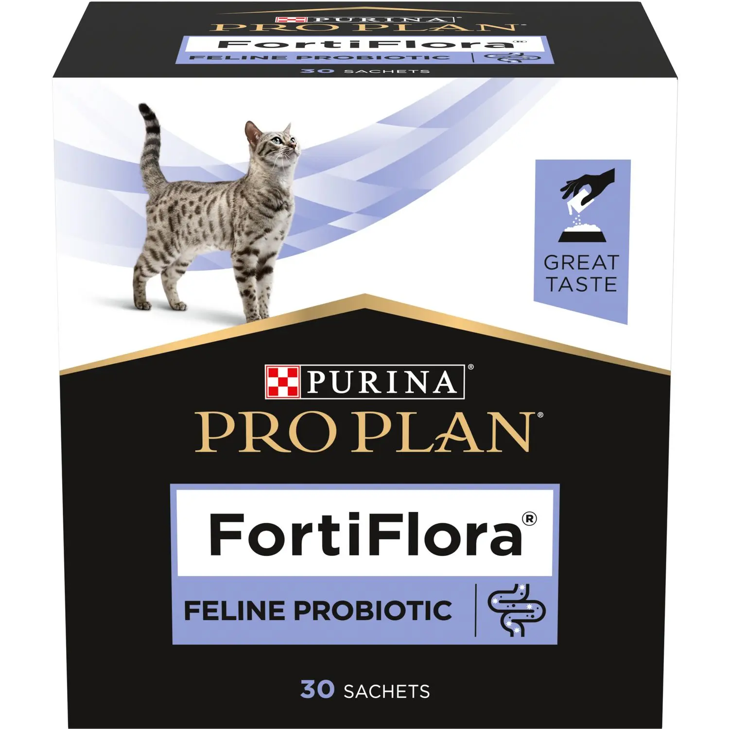 Пробиотик для взрослых кошек и котят Purina Pro Plan FortiFlora для здорового пищеварения и укрепления иммунитета