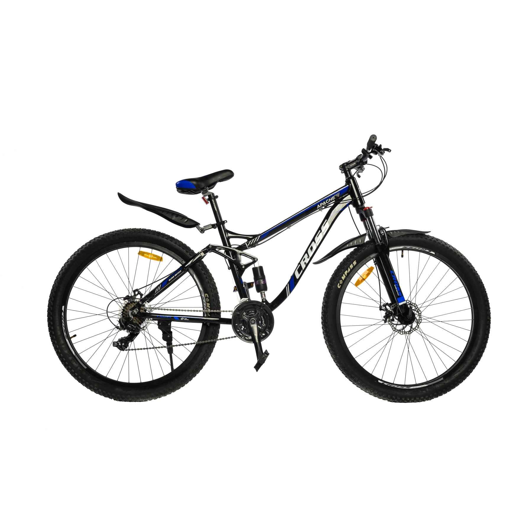 Велосипед горный Cross APACHE МТВ 29" 18" Синий (1645886650)