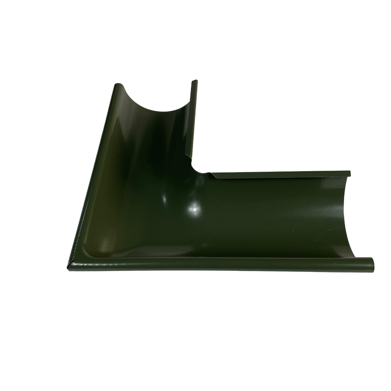 Угол желоба наружный 90° Stream RAL 6020 125 мм Темно-зеленый (000195)