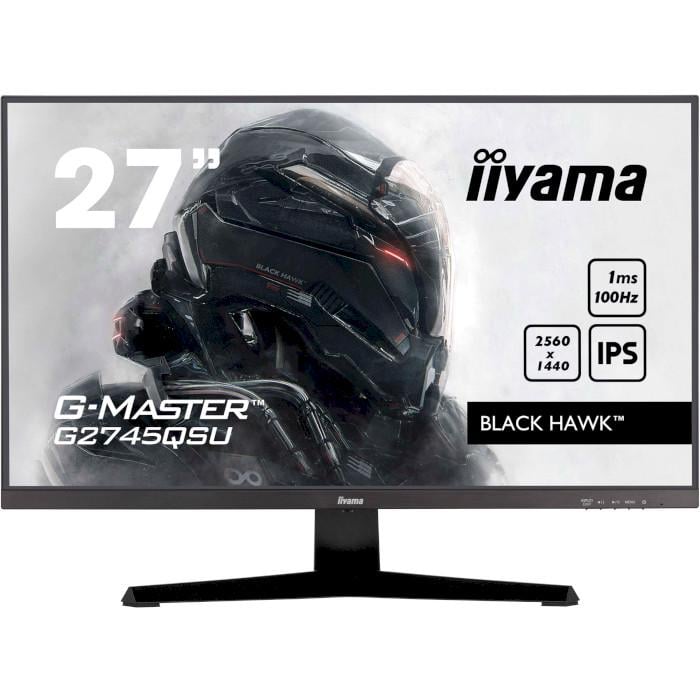 Монитор игровой Iiyama G-Master G2745QSU-B2 Black Hawk Black (31980369)