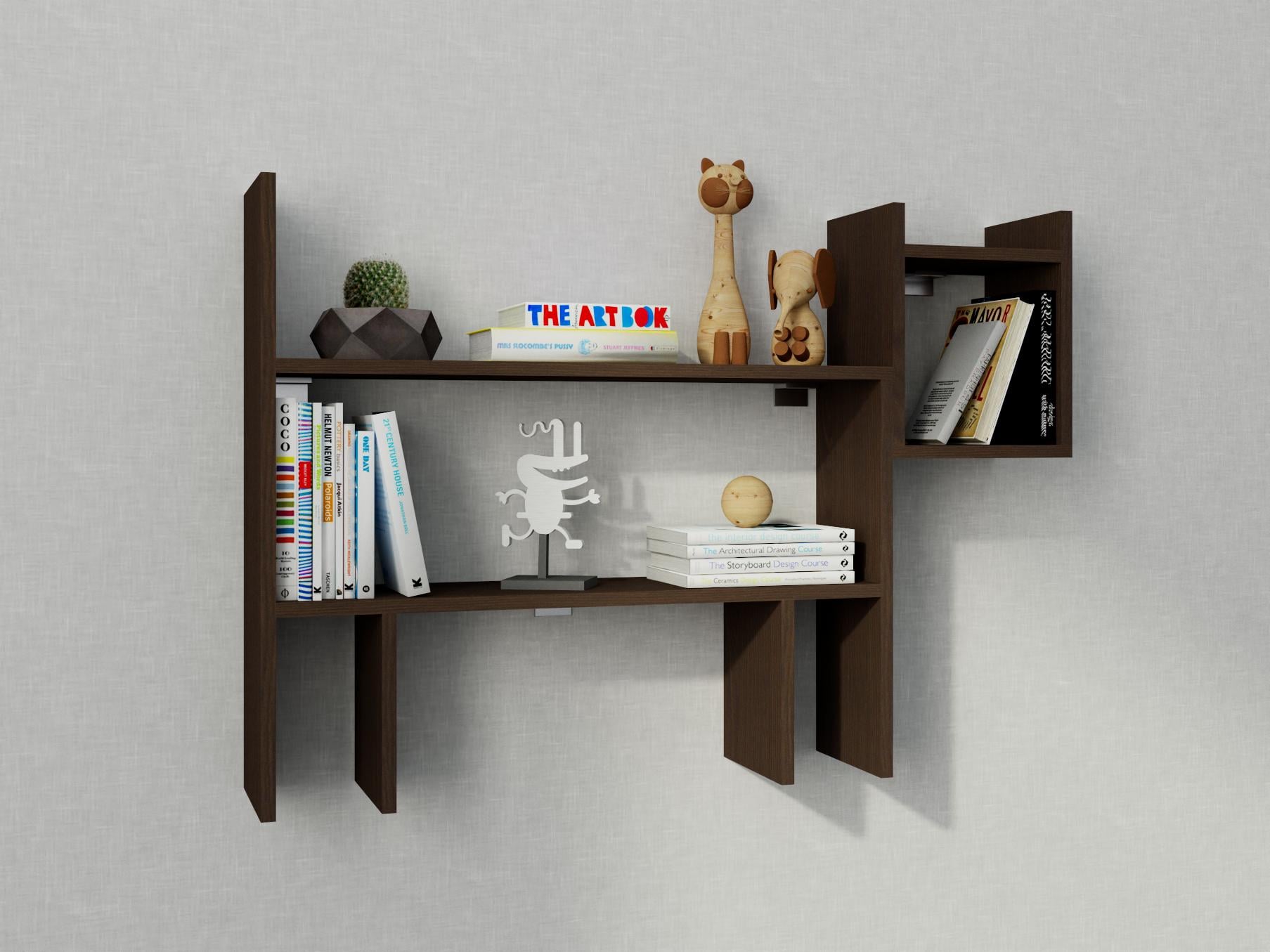 Полка настенная Котик Венге (27387831)