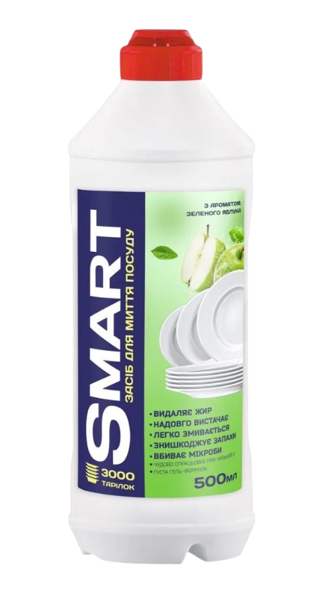 Гель для миття посуду Smart Яблуко 500 мл