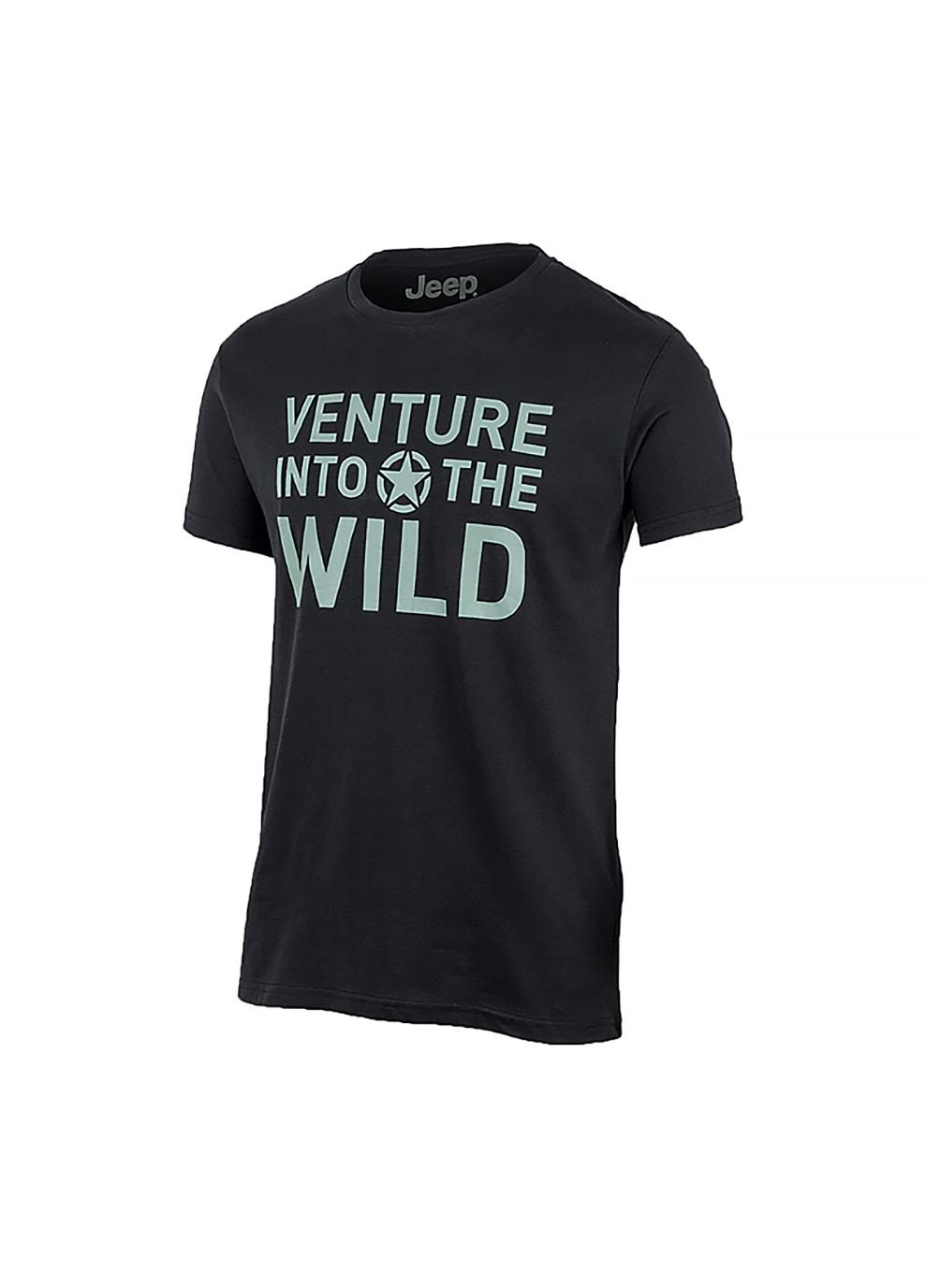 Футболка мужская JEEP T-SHIRT Venture Into The Wild M Черный (O102592-B964 M)