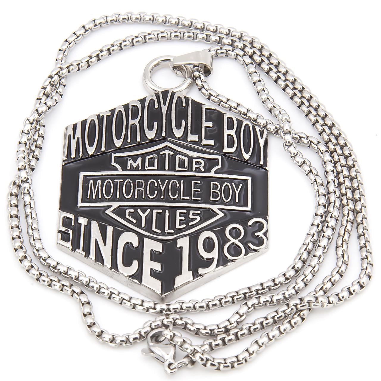 Цепочка с кулоном Motorcycle Boy колье 48х35 мм 70 см 1 шт. Платиновый (ПД4835ц06) Цепочка с кулоном Motorcycle Boy колье 48х35 мм 70 см 1 шт. Платиновый (ПД4835ц06)