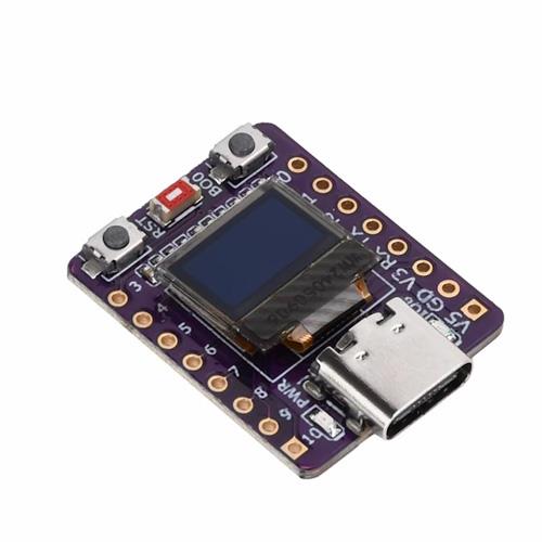 Плата розробника ESP32-C3 з дисплеєм 0,42" підтримкою Wi-Fi та Bluetooth інтерфейс/Type-C мікроконтролер для IoT-проєктів (2455-91a57) - фото 2