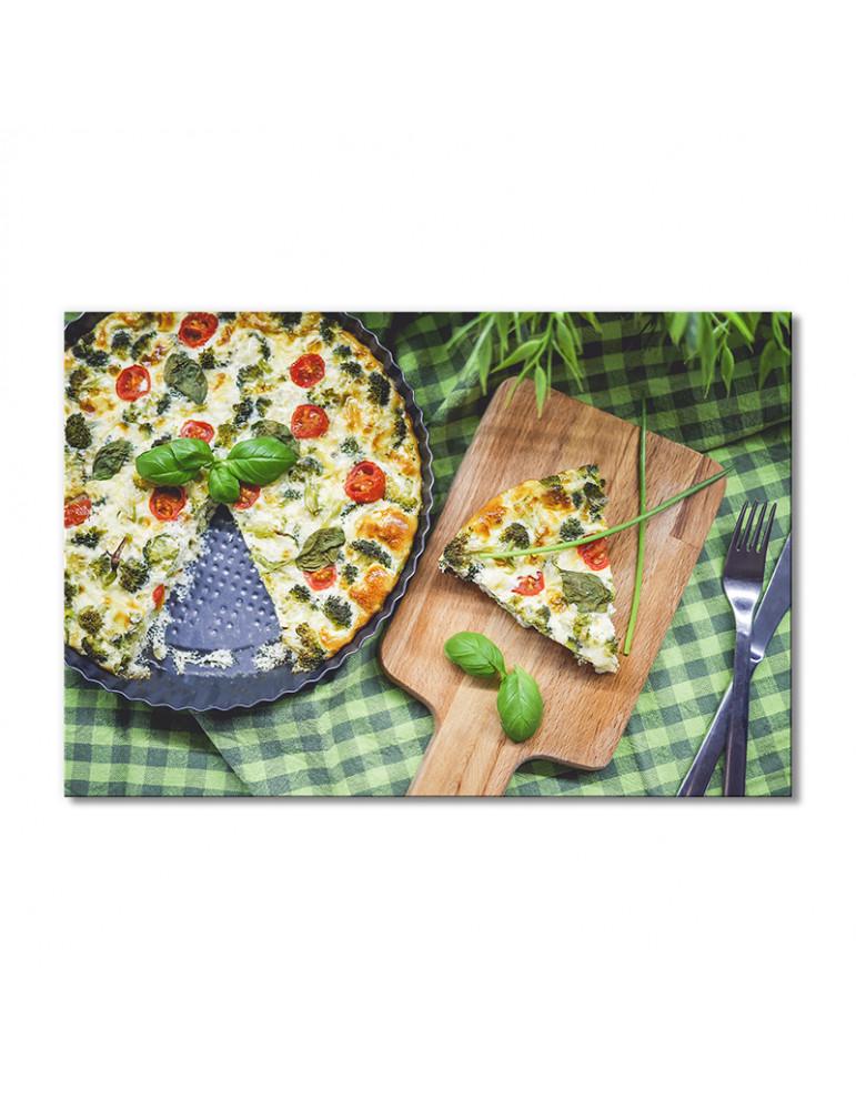 Картина модульная Сырний пирог с брокколи 1 модуль 30х45 см