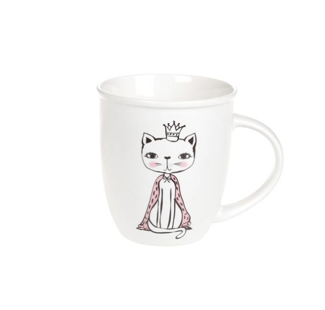 Чашка порцелянова зимові кішечки 370 мл