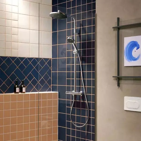 Душова система Hansgrohe Activera S 240 1jet EcoSmart 28871000 з термостатом Ecostat Fine Хром (35605176)