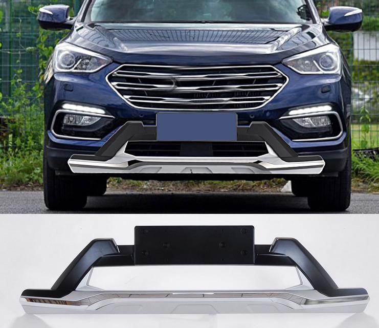 Передняя и задняя накладки Cixtai для Hyundai Santa Fe 3 2012-2018 гг.