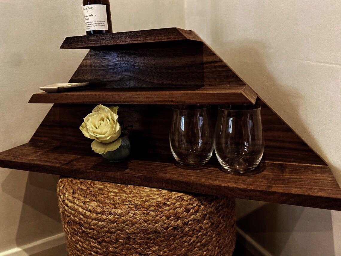 Полка для ванной из дерева Альтмарк Капучино (ВНП/012409)