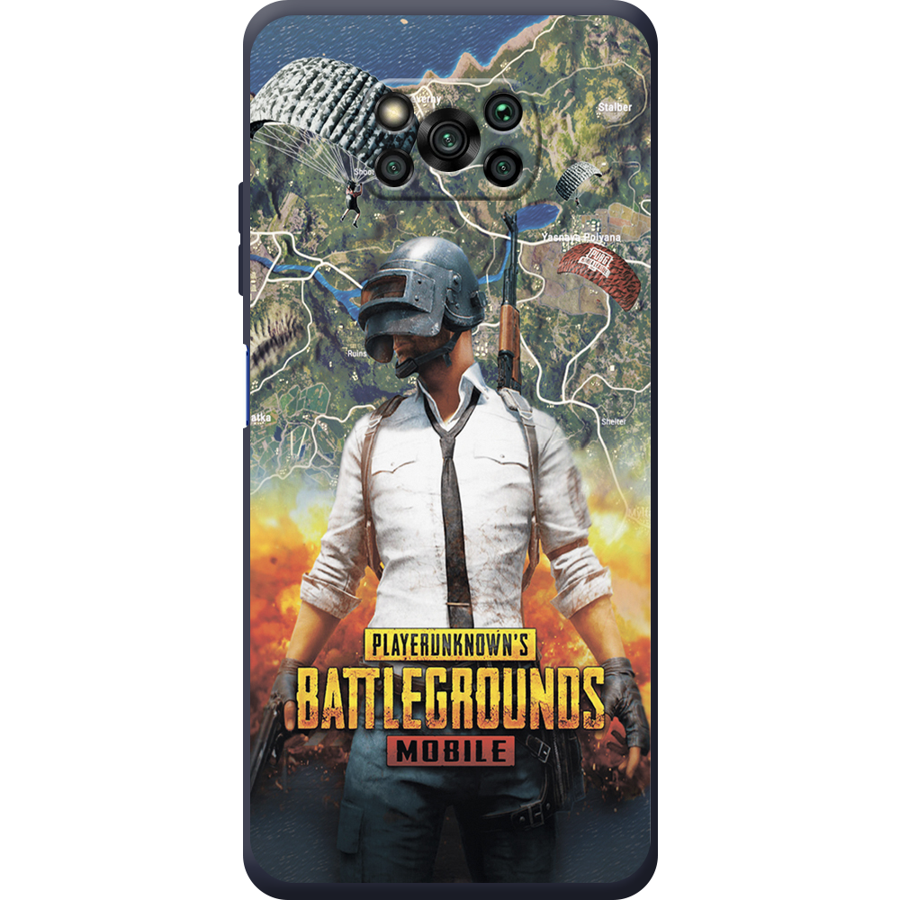 ᐉ Чехол BoxFace Poco X3 PUBG Mobile Синий силикон (41288-up2309-44162) •  Купить в Киеве, Украине • Лучшая цена в Эпицентр