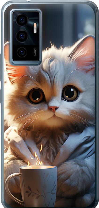 Чехол на Vivo V23e White cat (5646u-2641-42517)
