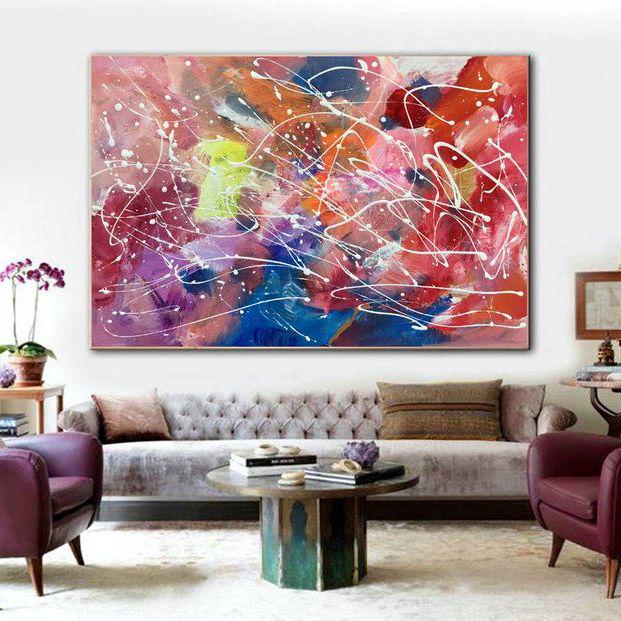 Картина на холсте ArtSale Абстракция 60х70 см abst0057