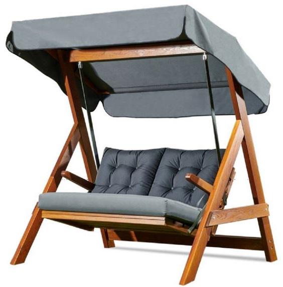 Матрац на качели садовые Oksford 140х40х5/70х40х15 см 2 шт.