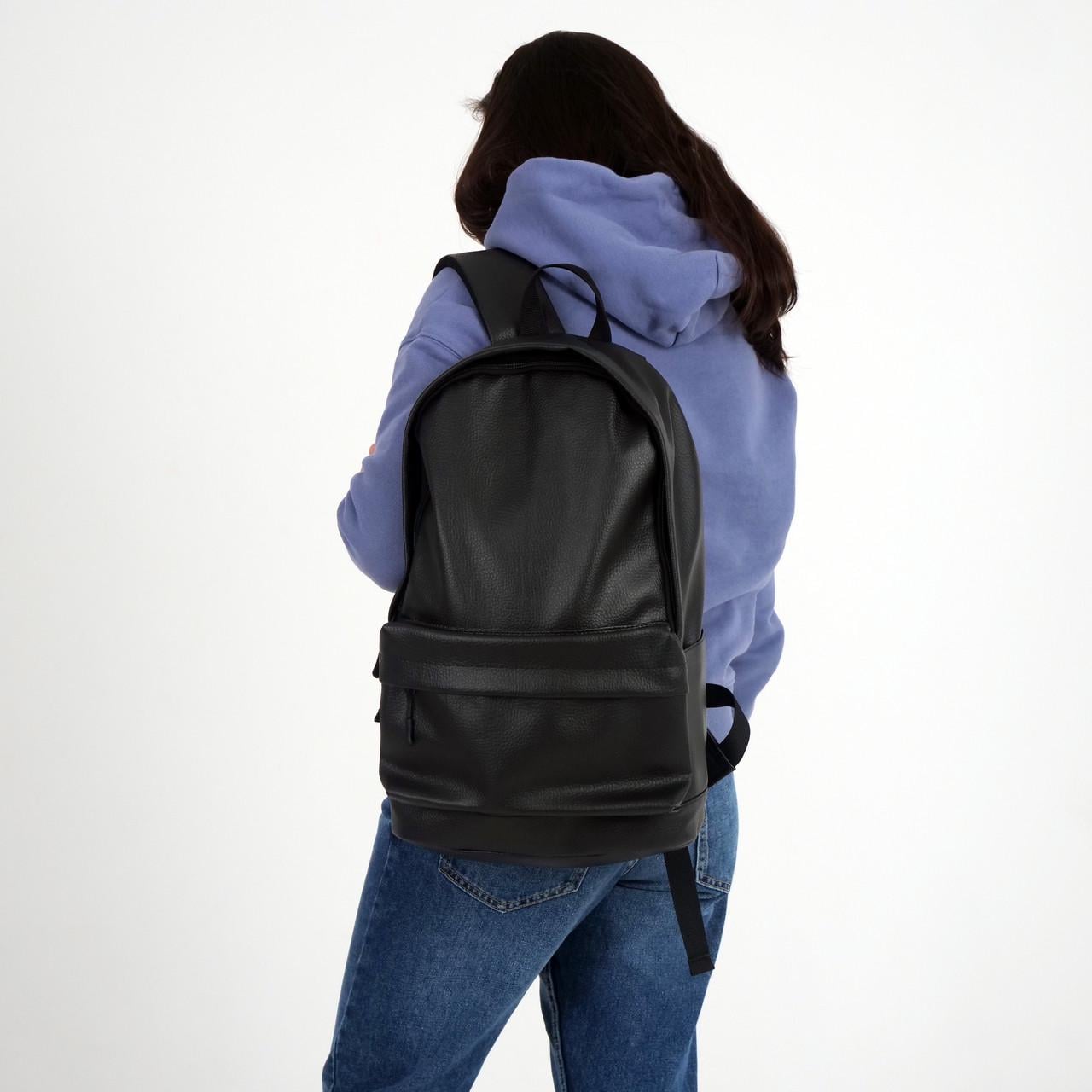 Рюкзак жіночий Tobeyou City з екошкірі Black (421287741)