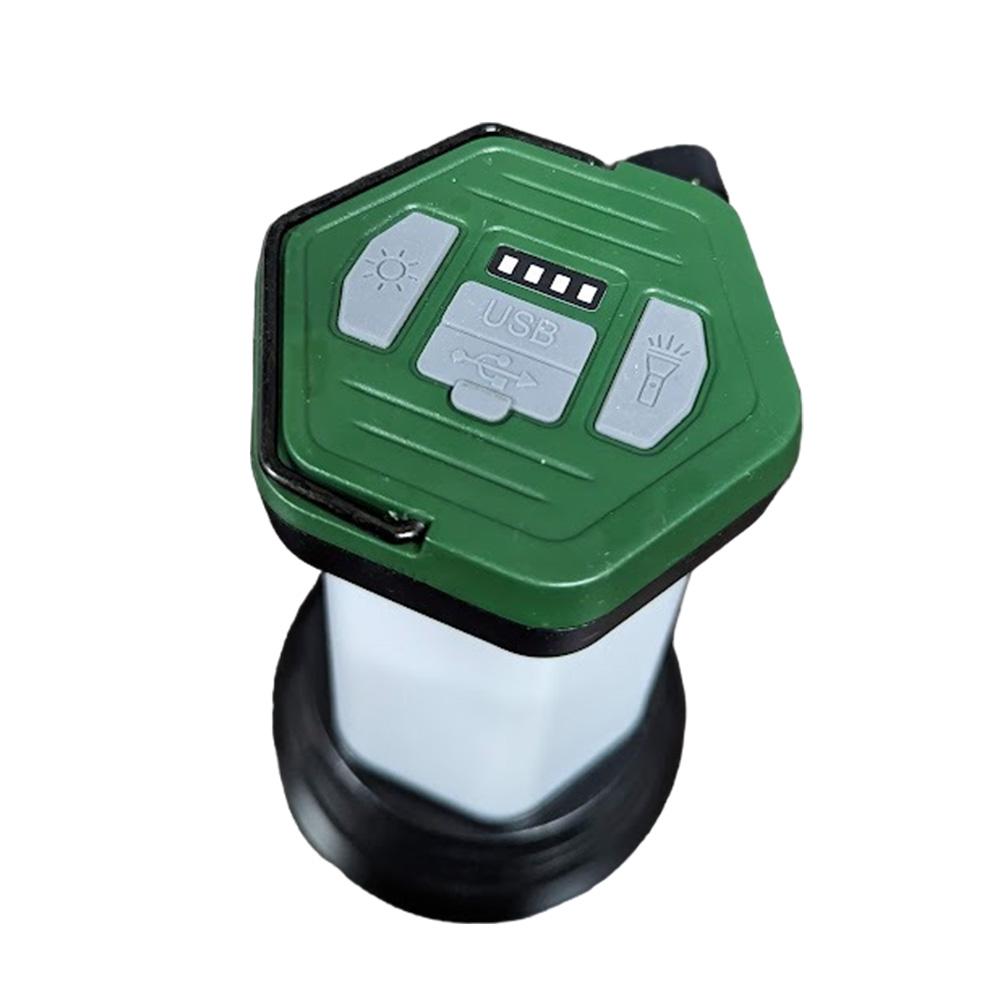 Ліхтар світлодіодний Camping Lamp B36 2000 mAh 300Lm Зелений (ULT-8357059) - фото 4