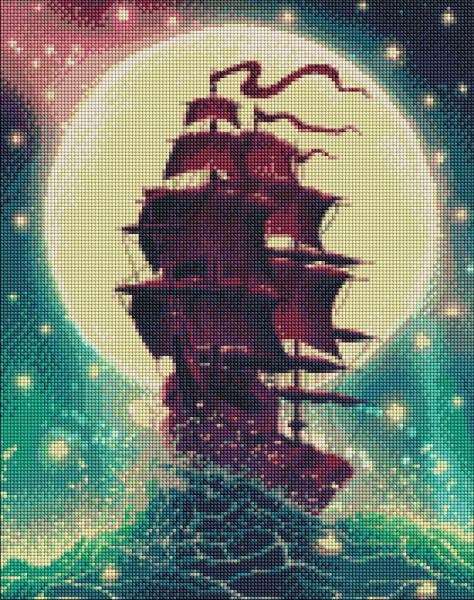 Алмазная мозаика Идейка Сквозь волны 40x50 см (Id-AMO7153)