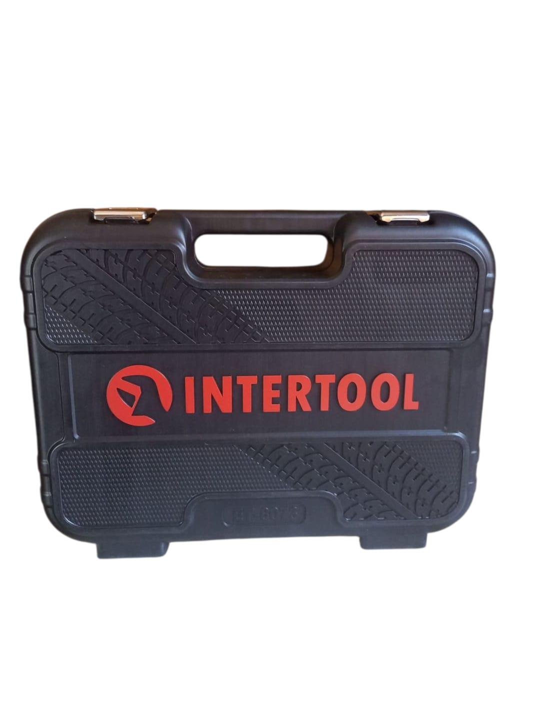 Набор инструментов Cr-V STORM INTERTOOL ET-8073 1/2" & 1/4" (27730448) - фото 4 Набор инструментов Cr-V STORM INTERTOOL ET-8073 1/2" & 1/4" (27730448) - фото 4