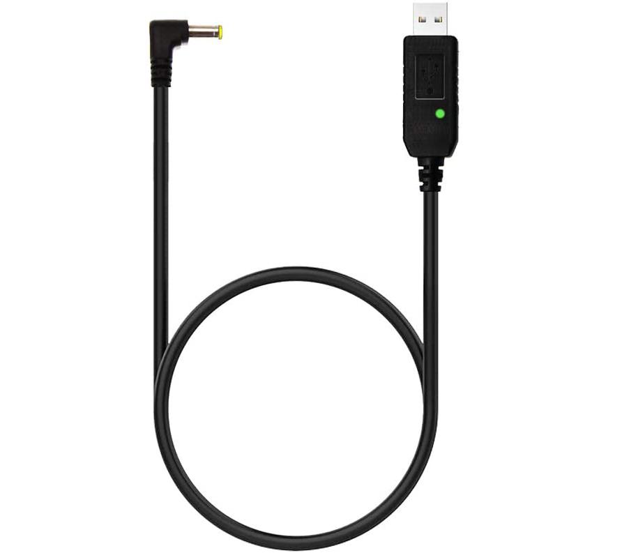 Комплект из рации Baofeng UV-5R MK5 тангента/гарнитура и кабель для зарядки 8 Вт 3800 мАч Черный - фото 2