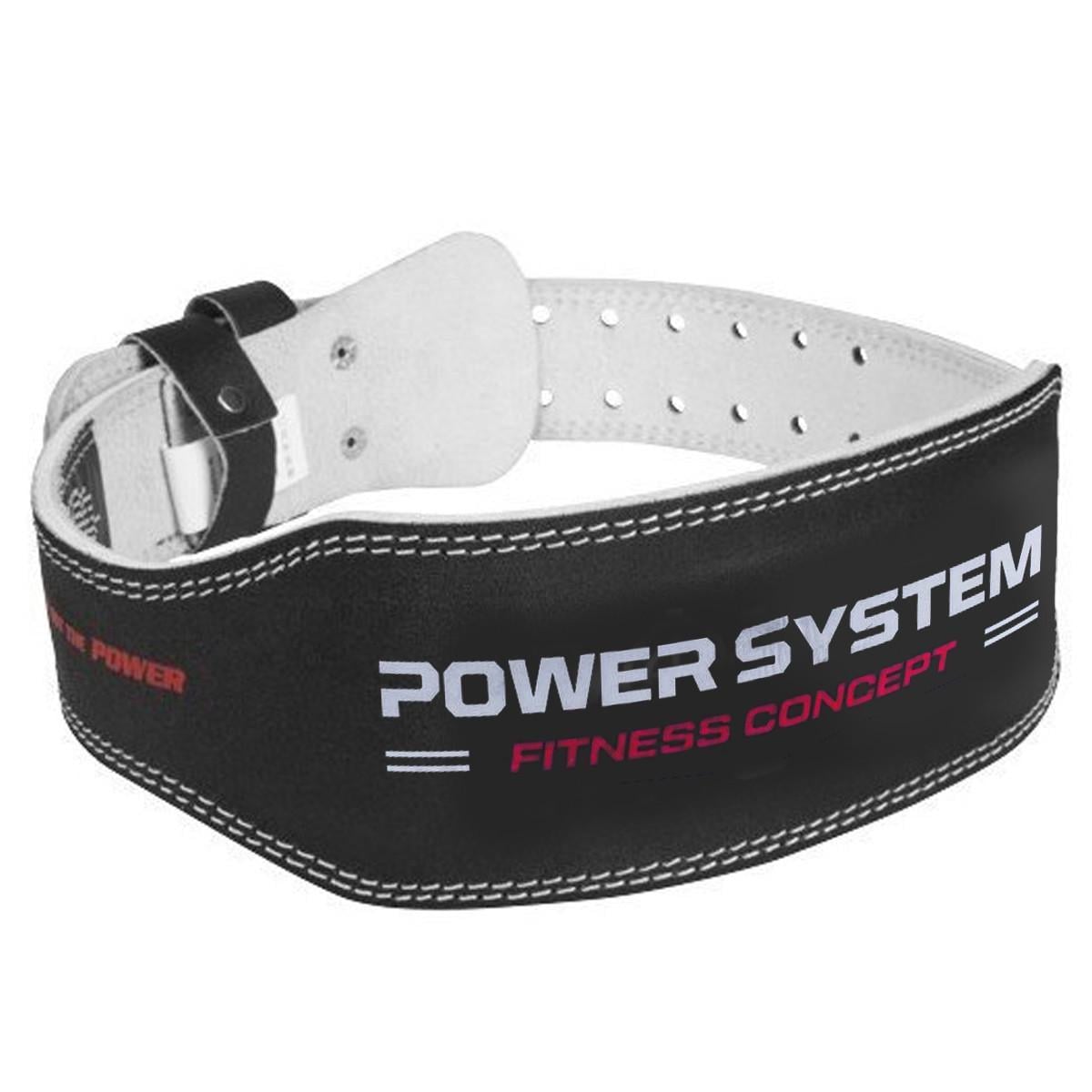 Пояс для тяжелой атлетики Power System PS-3100 Power кожаный S Black (3019793090)