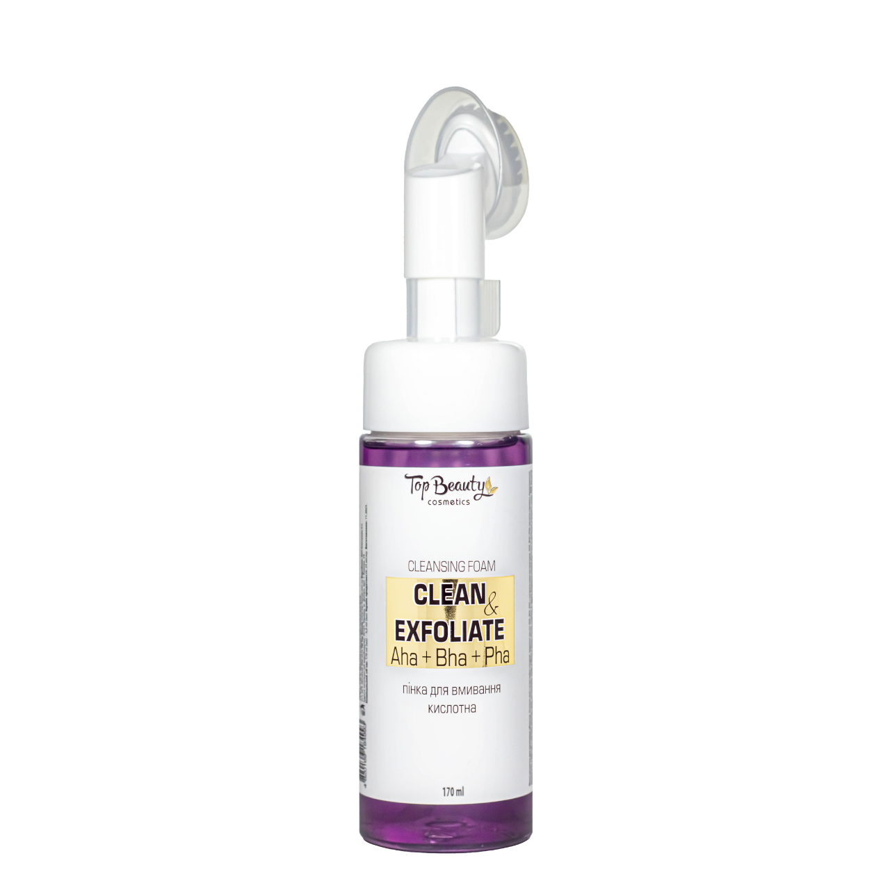 Пенка для умывания кислотная Top Beauty Clean&Exfoliate 170 мл Пенка для умывания кислотная Top Beauty Clean&Exfoliate 170 мл