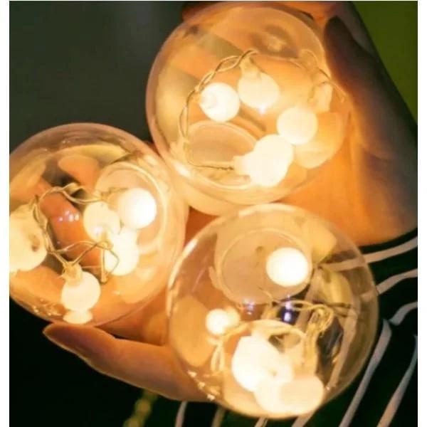 Гірлянда Кулі бахроми Білий теплий (7878) - фото 2