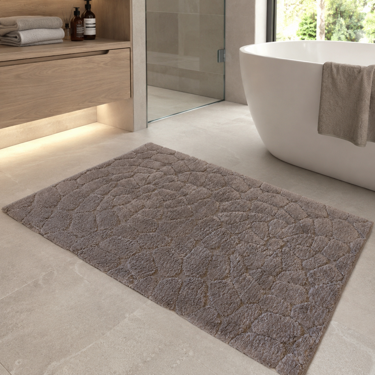 Коврик в ванную Vonaldi Elite 80x120 см (2780/brown70008)