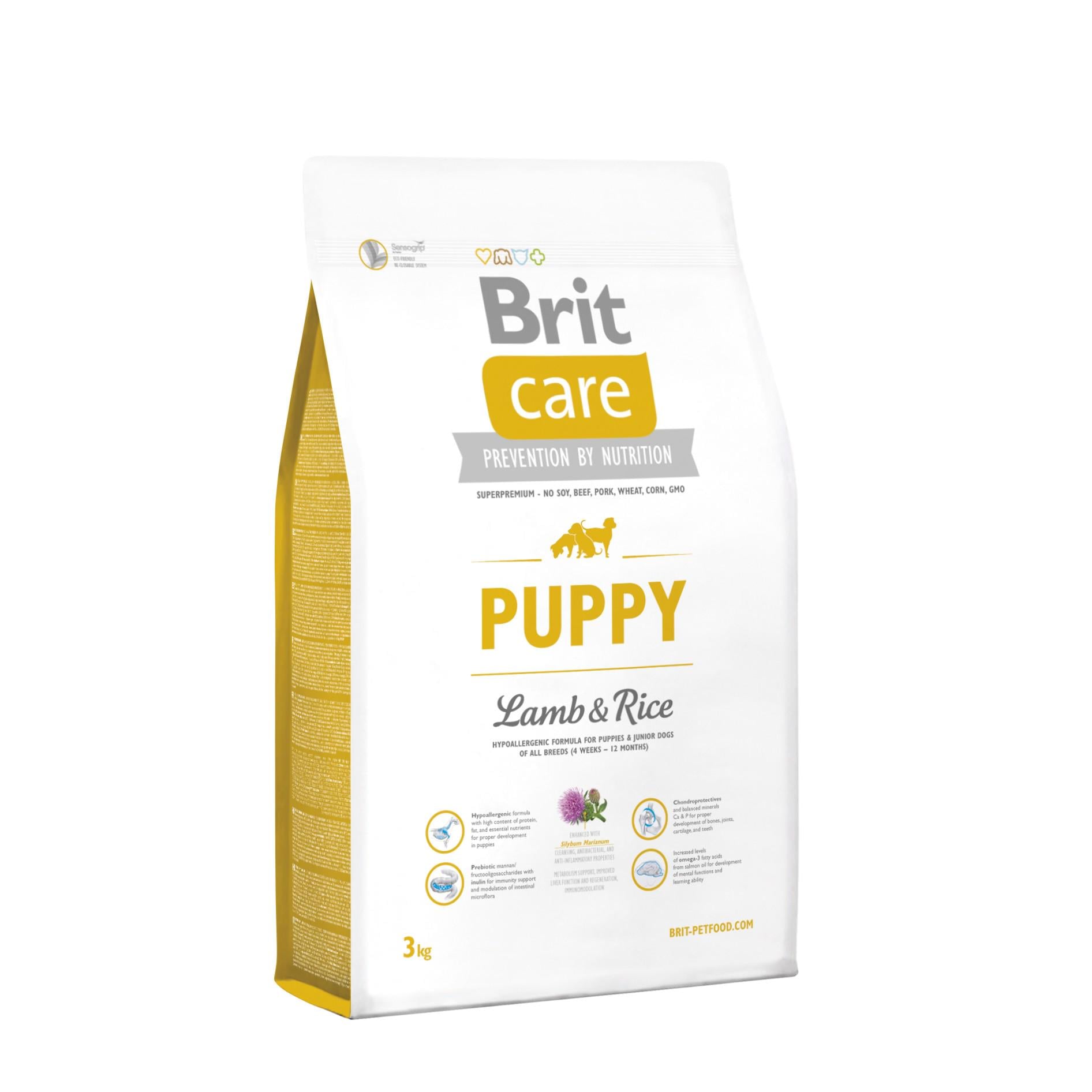 Корм сухой для щенков всех пород Brit Care Puppy All Breed Lamb&Rice с ягненком 3 кг (132701/9805) Корм сухой для щенков всех пород Brit Care Puppy All Breed Lamb&Rice с ягненком 3 кг (132701/9805)