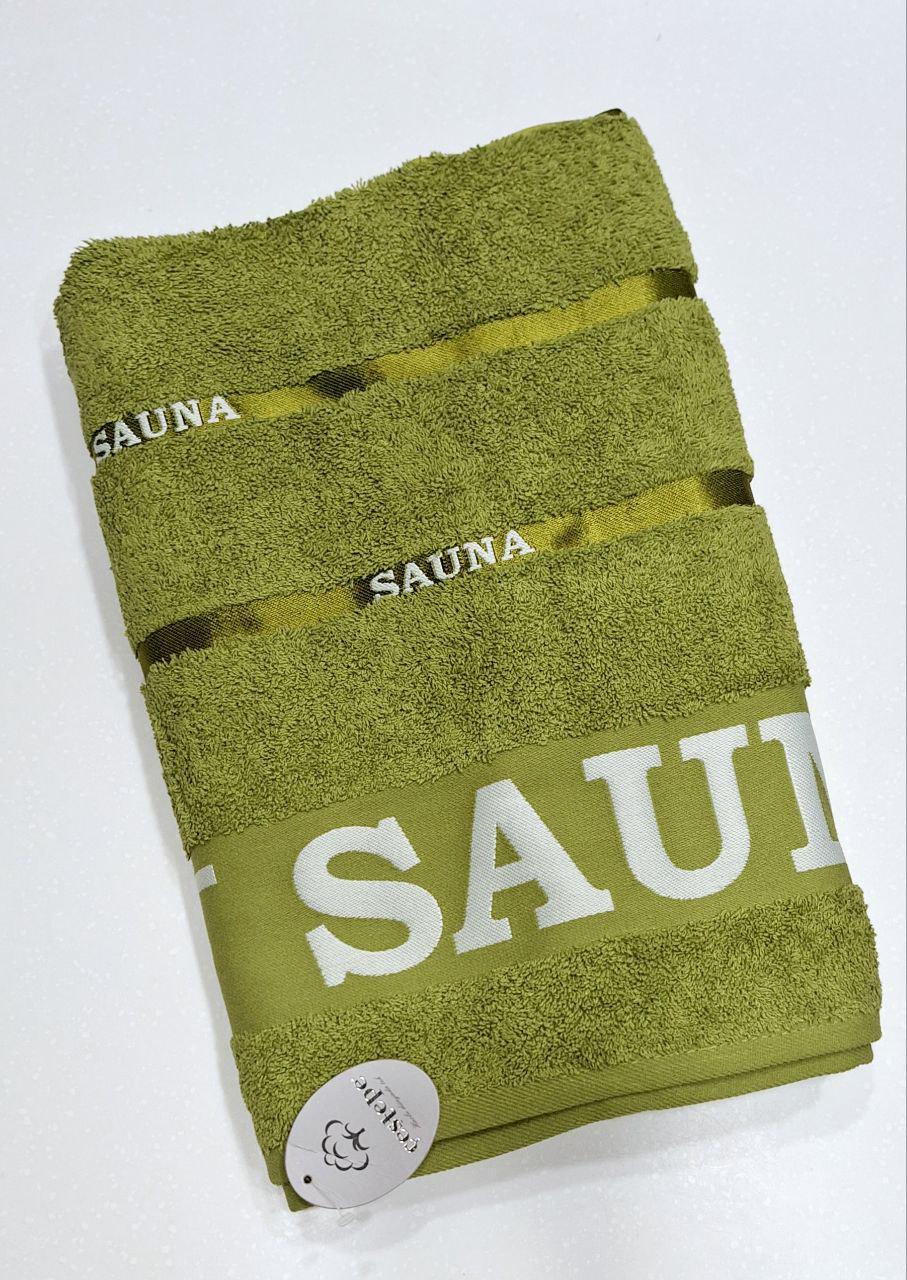 Рушник махровий Cestepe Sauna 90x160 см Зелений (513) Рушник махровий Cestepe Sauna 90x160 см Зелений (513)