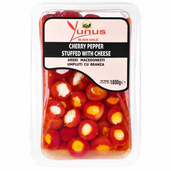 Перець чері фарширований сиром Yunus 1,8 кг (13311285) Перець чері фарширований сиром Yunus 1,8 кг (13311285)