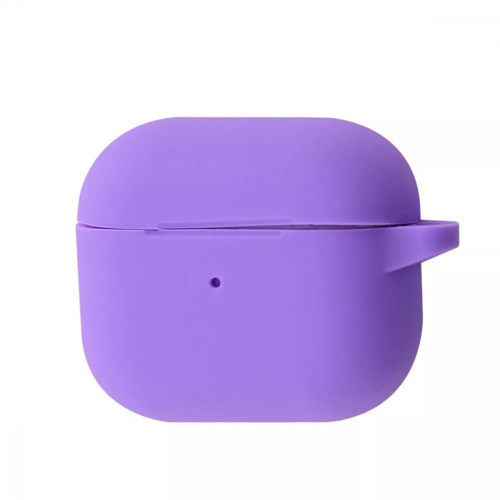 Чехол для наушников PRC Silicone Case New for AirPods 3 Light Purple (14069906)