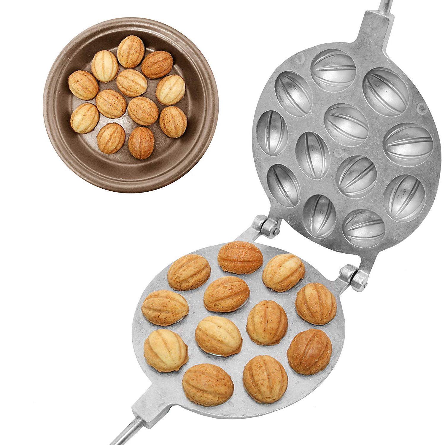 Орешница на 12 орешков с силиконовой кисточкой/кондитерским мешком и шпателем (87498) - фото 14 Орешница на 12 орешков с силиконовой кисточкой/кондитерским мешком и шпателем (87498) - фото 14