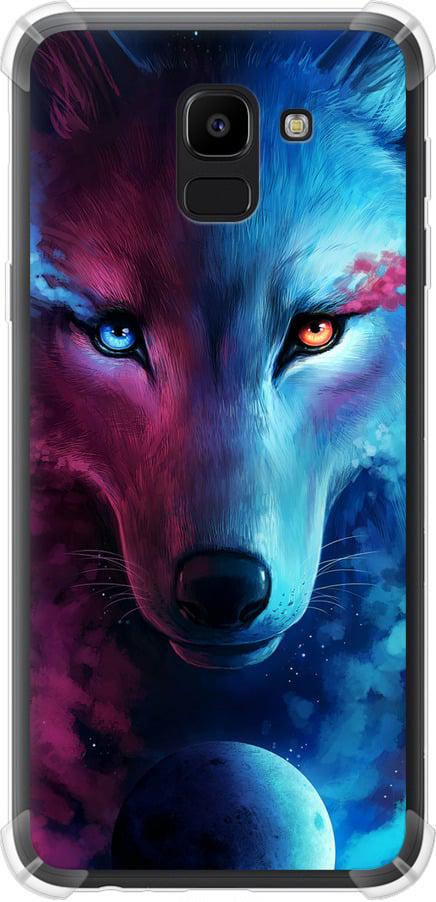 Чехол на Samsung Galaxy J6 2018 Арт-волк (3999sp-1486-42517)